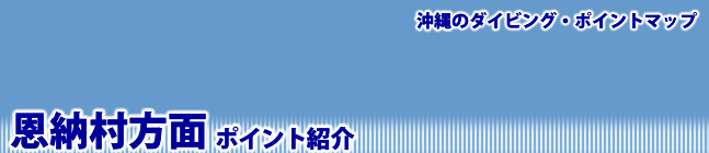 沖縄ダイビングポイントマップ
